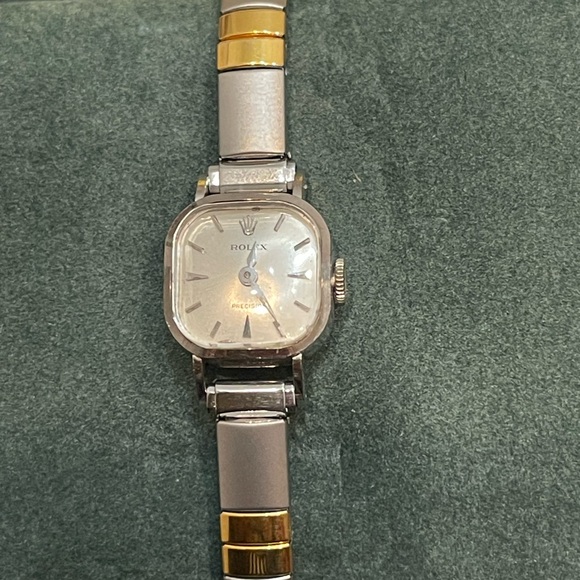 2118 Rolex Precision 1552836 Ladies 18K Solid White Gold (Works & Keeps Time) main image 11